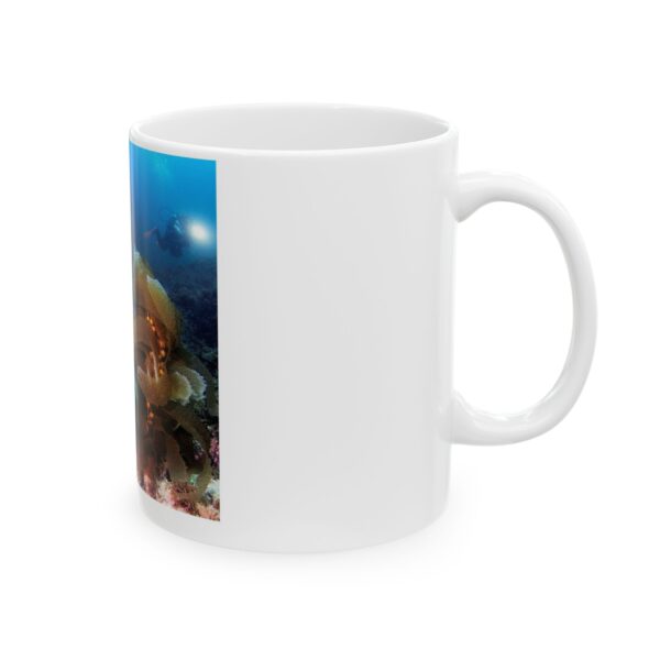 Ceramic Mug 11oz. Turtle on reef. - Image 4