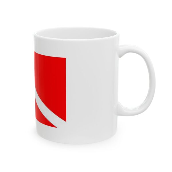 Ceramic Mug 11oz. Dive Flag - Image 4