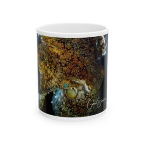 Ceramic Mug 11oz. Octopus macro