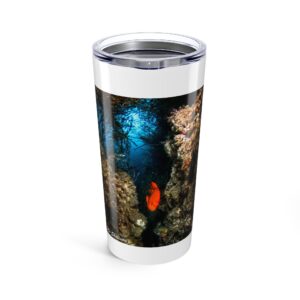 Tumbler 20oz. Garabaldi in the reef.