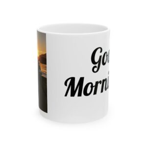 Ceramic Mug 11oz. Sunrise at sea!