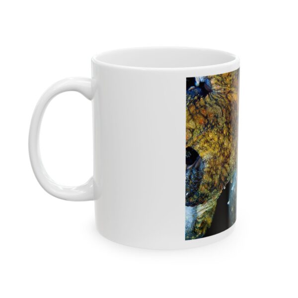 Ceramic Mug 11oz. Octopus macro - Image 3