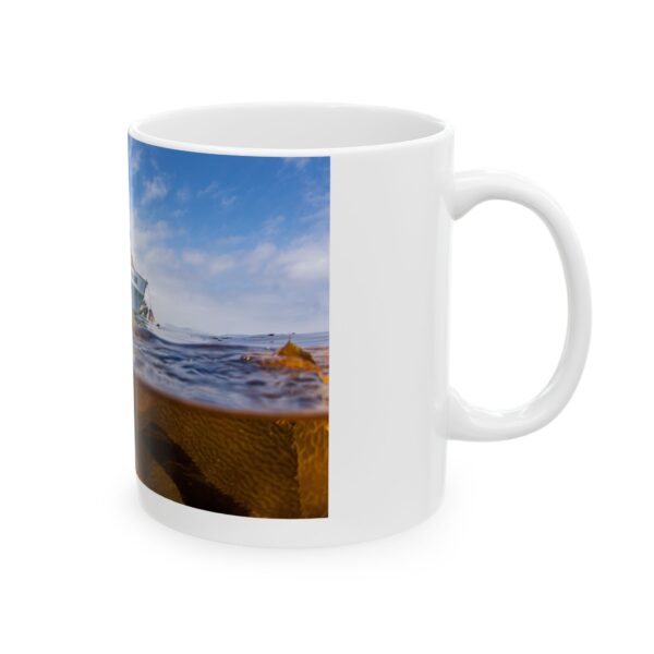 Ceramic Mug 11oz. Dive boat and kelp. - Image 4